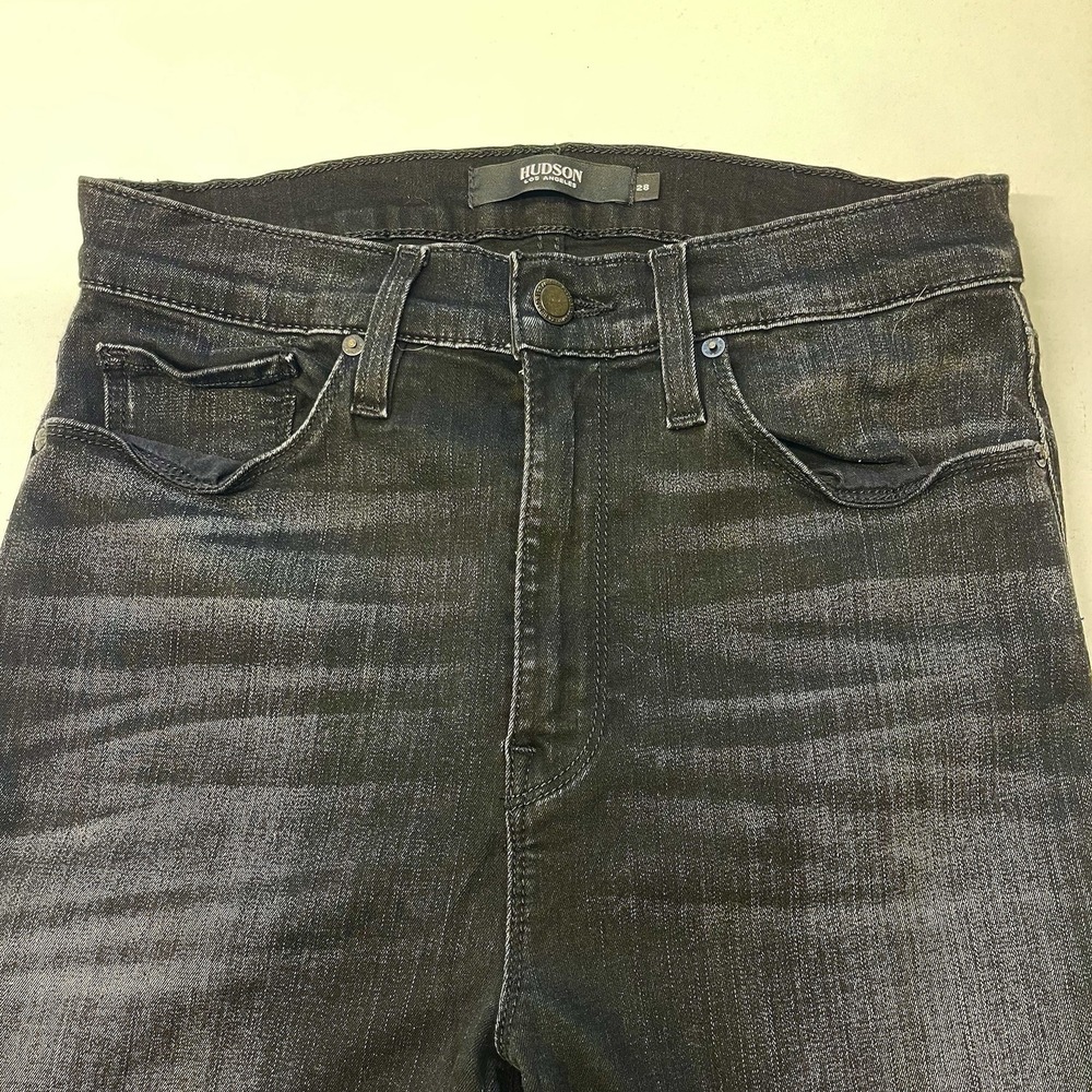 Women's Hudson Los Angeles Black Flared Jeans Size 28